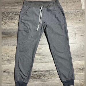 FIGS Zamora Women's M Technical Collection Jogger Scrub Pants - Gray
